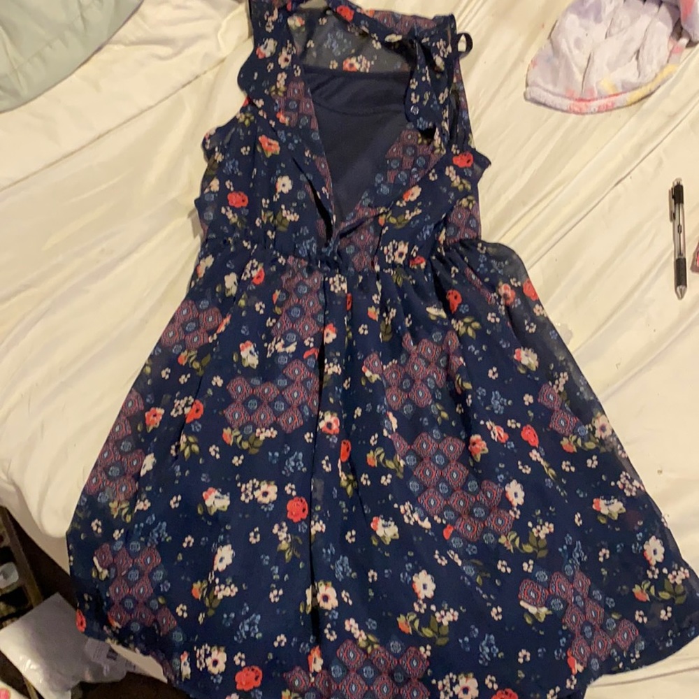 Blue flower dress